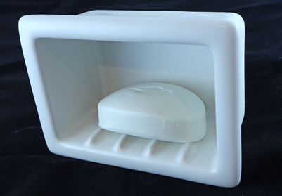 recessed soap dish niche shelf holder